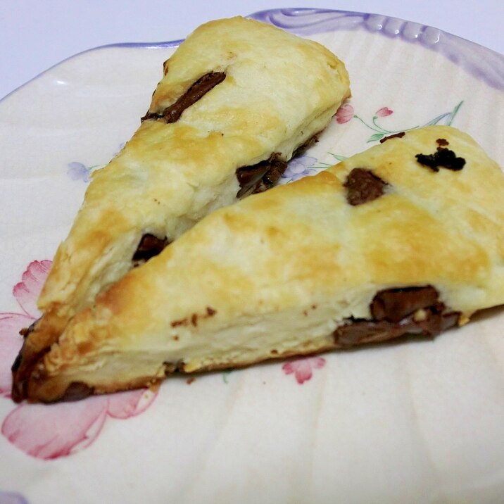 生クリームでしっとり チョコスコーン レシピ 作り方 By Hottyoi 楽天レシピ